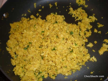 gobhi/ cauliflower paratha